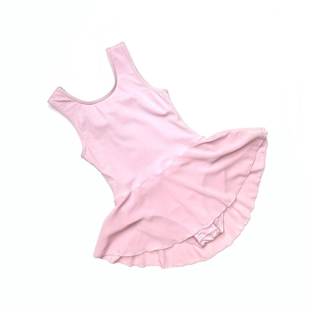 Sansha Ballet Leotard Dress Pink Size F = Girl’s 12 Skirt Tank Top Dance New NWT